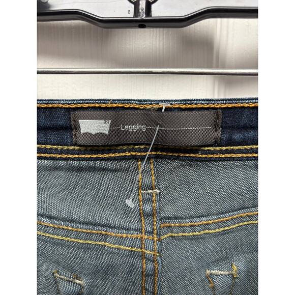 Levi's Jeans, Dark Wash, 2012 Legging, Cropped, NWOT,  Women's Size 31 - Picture 2 of 6